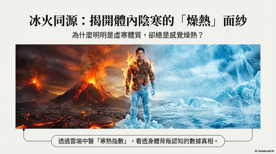 體內陰寒所展現的燥熱現象?從寒熱指數探討真相!