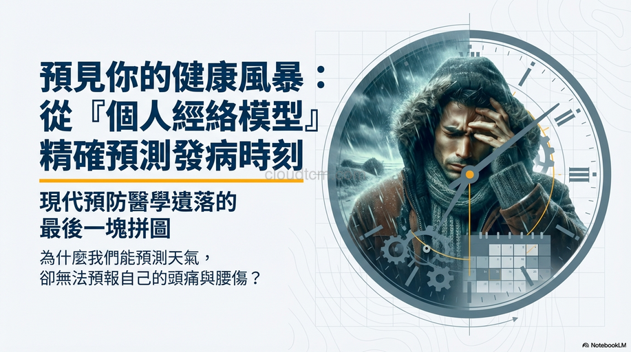 從自己的「經絡模型」,精確找出發病規則與時間點!