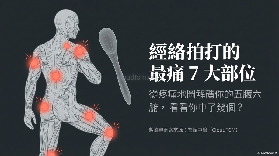 從經絡理解拍打最痛的7個部位，看看你中了幾個？