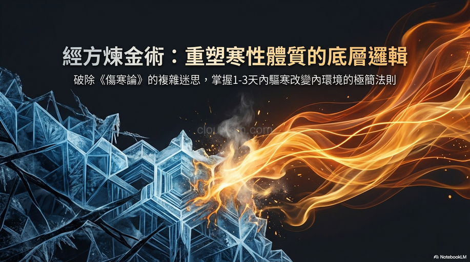 經方治感冒改變寒性體質原理,4個優點不學太可惜!