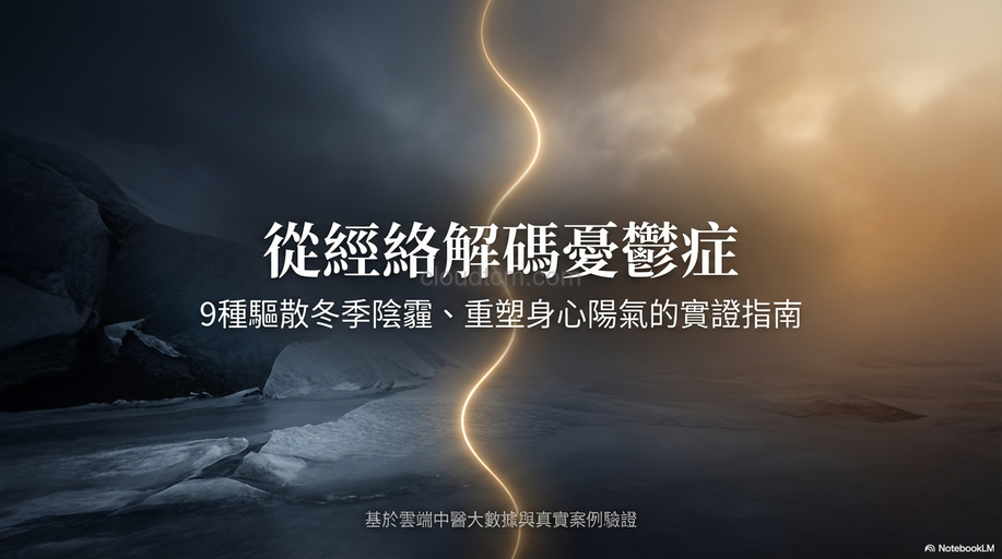 從經絡理解，9種改善憂鬱症實際有效的方法！