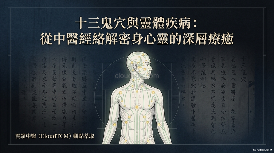 十三鬼穴是什麼?從經絡理解靈體的疾病!