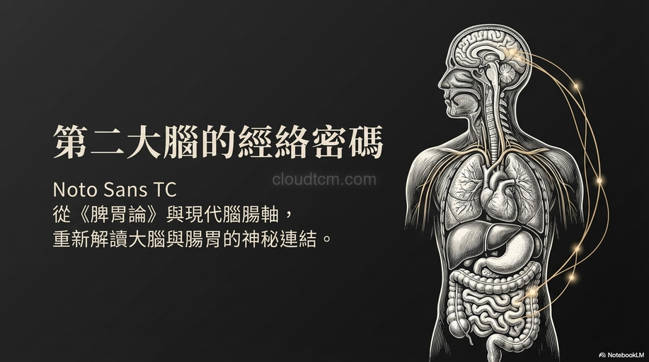 從經絡理解,大腦與脾胃腸道系統有什麼關聯?