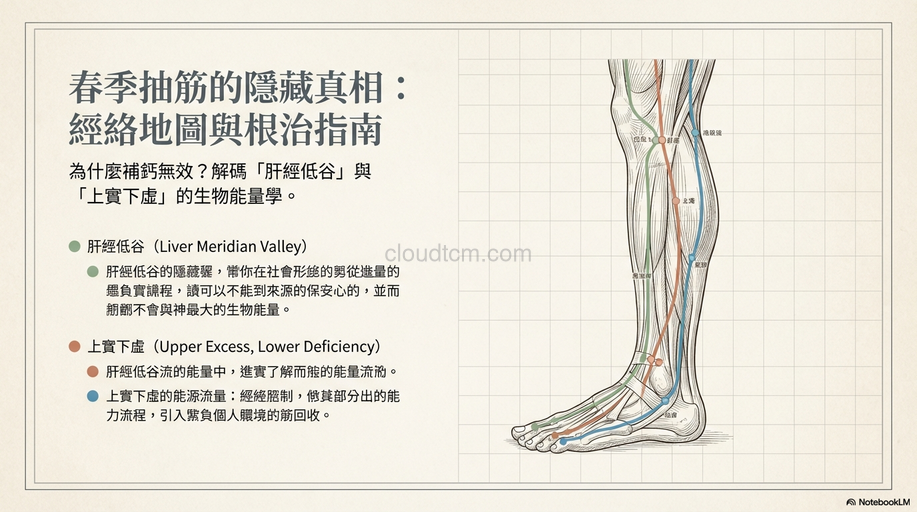 從經絡理解,春季容易抽筋的原因及改善方法!