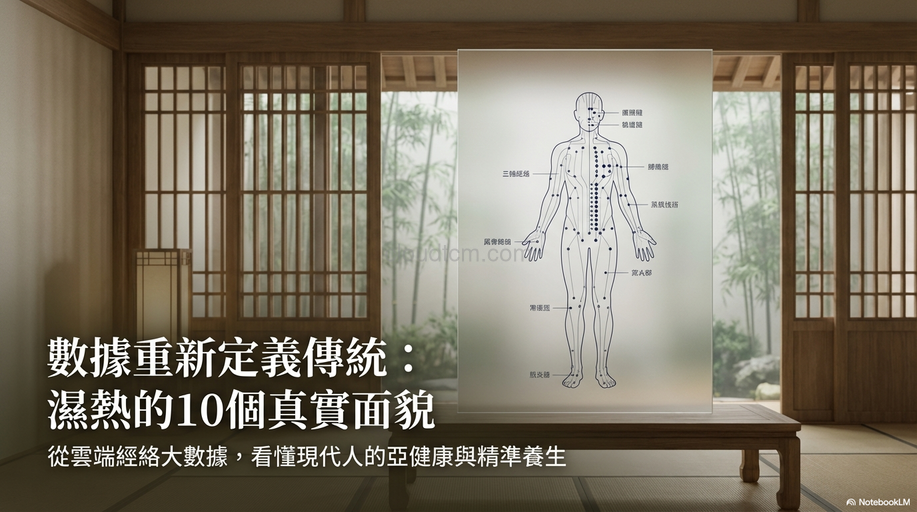 數據背後的中醫智慧,「濕熱」如何影響人體經絡系統?