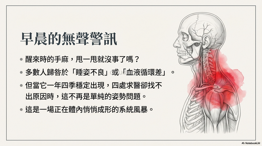 從經絡理解，春夏開啟手麻、脖子痛、背痛方程式！