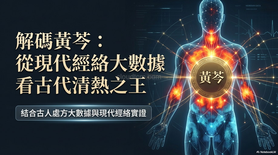 從經絡數據角度，探討「黃芩」的5種強大應用！