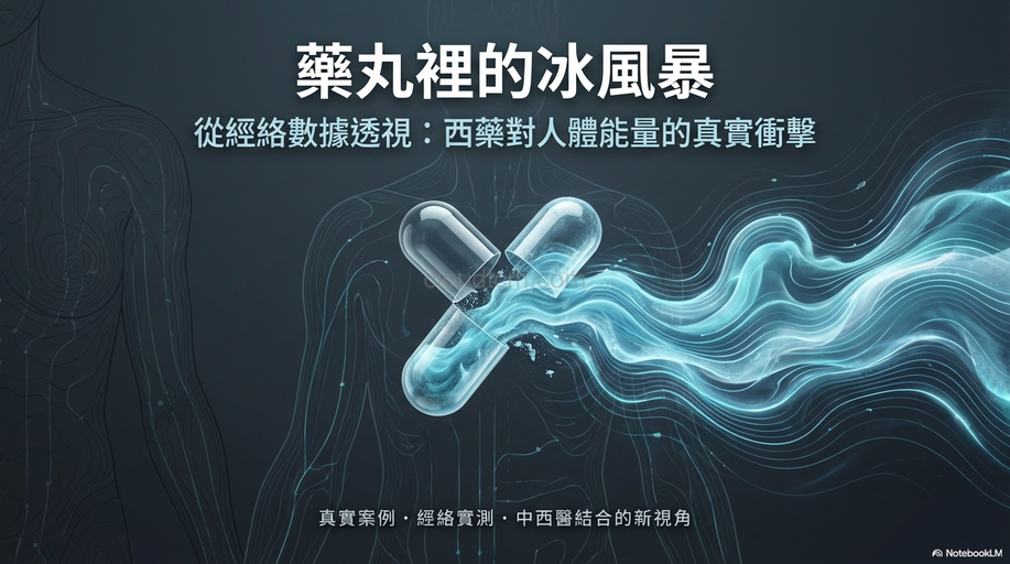 從經絡觀察西藥(抗生素止痛藥)對身體健康的影響