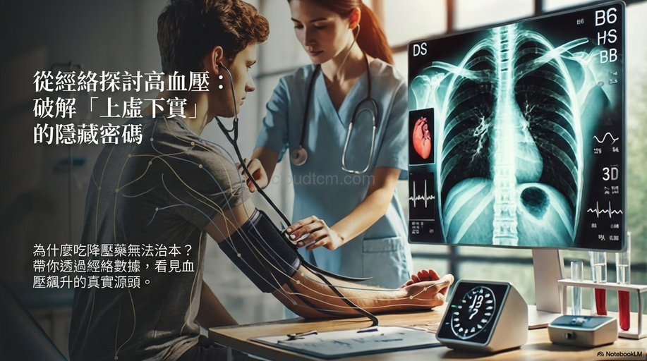 從經絡探討高血壓的原因(3):上虛下實經絡型態