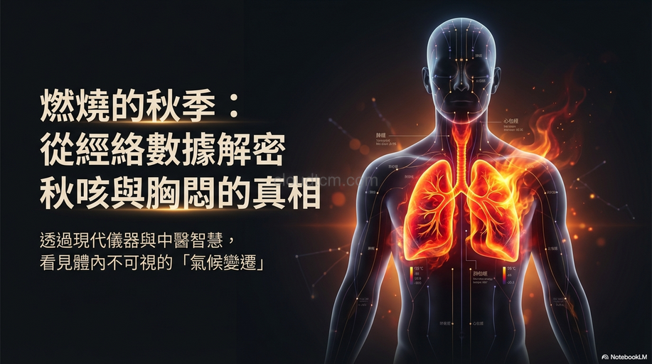 從經絡數據看秋季燥熱,解析咳嗽氣喘形成與改善!