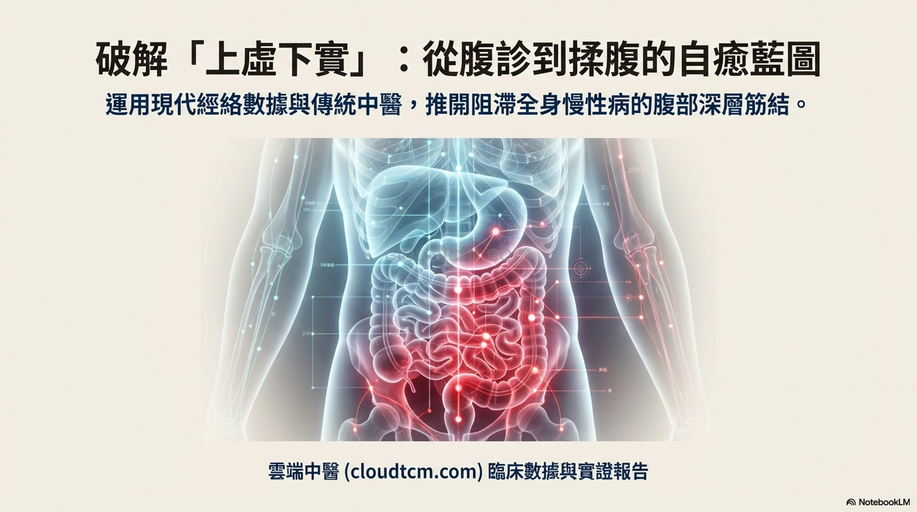 改善上虛下實,推拿按摩腹部,配合中藥效果好!