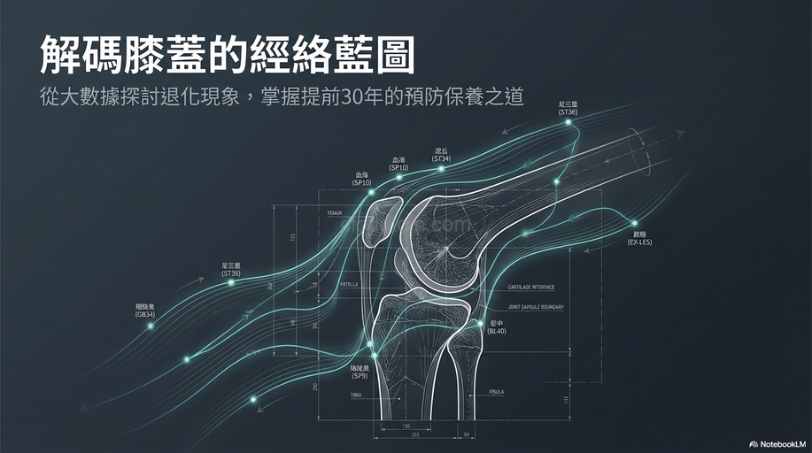 從經絡探討膝蓋退化現象，找出預防保養之道！