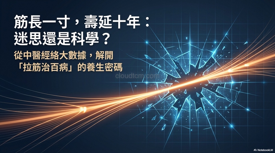 從經絡理解拉筋如何治百病?筋長一寸壽延十年嗎？