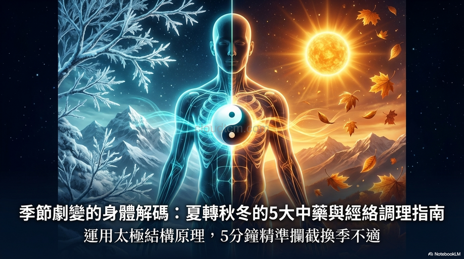 應付季節轉換的5類中藥及改善原理(夏轉秋冬篇)