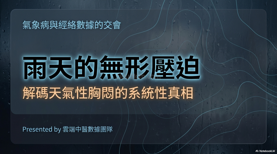 從經絡理解,颱風下雨感到胸悶胸痛是怎麼回事?