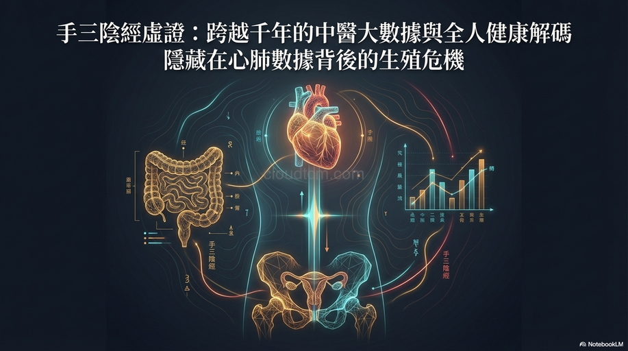手三陰經虛證，可引發男科女科生殖系統疾病！重要!