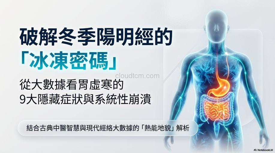 從陽明經(胃、大腸經)理解胃虛寒的9種症狀！