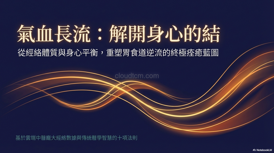 從經絡體質，探討改善胃食道逆流的方法！