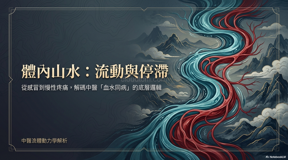 從感冒到疼痛都「治水」，理解中醫「血水同病」原理！