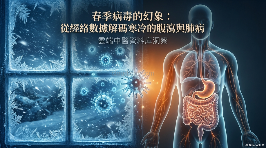 從經絡看寒冷季節引爆腹瀉及肺病,是病毒造成的嗎?