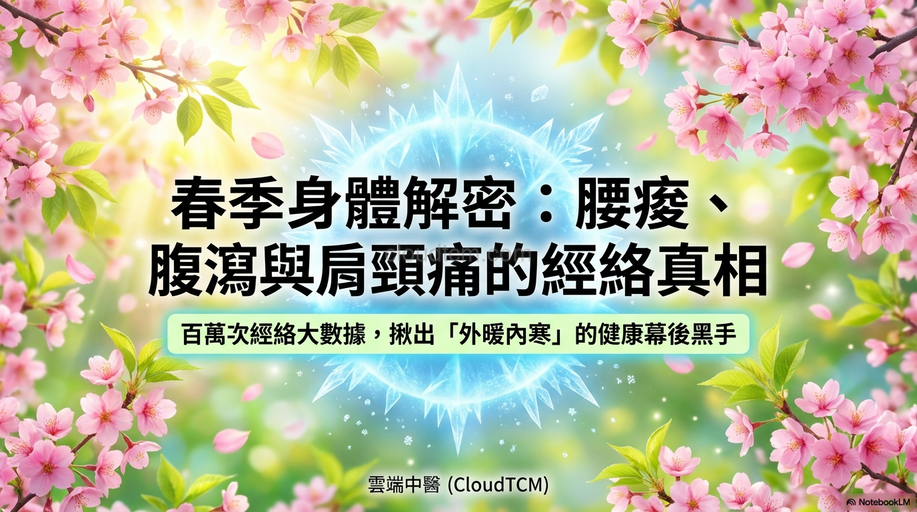 春季腰酸、腹瀉脾胃寒濕是怎麼回事?從經絡現象完全破解!