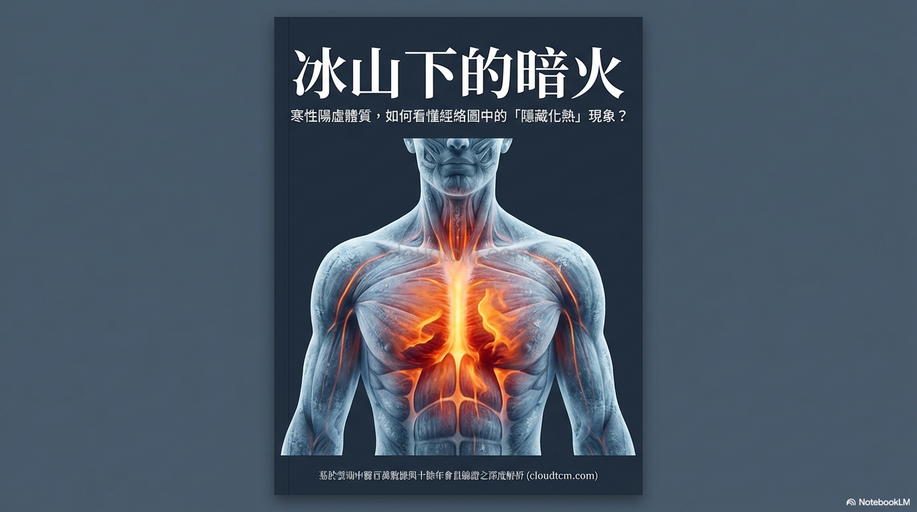 寒性陽虛經絡體質，如何理解經絡圖中隱藏化熱現象？