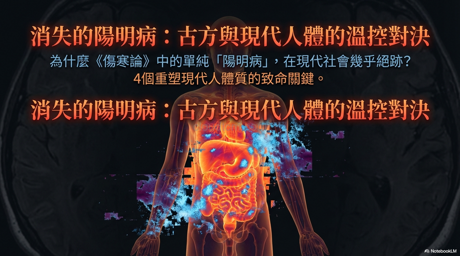 現代人為什麼難見單純「陽明病」?4個原因探討