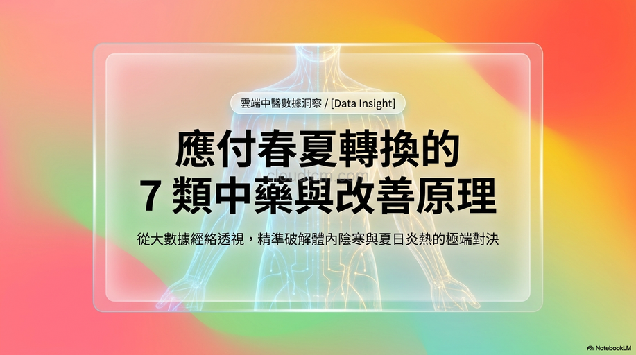 應付季節轉換的7類中藥及改善原理(春轉夏篇)