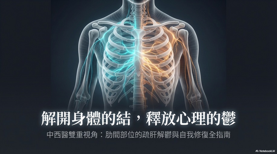 肝氣鬱結?疏通肋間部位的疏肝原理與方法,必學!