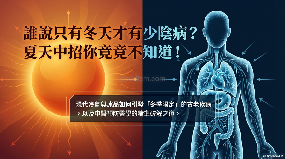 誰說只有冬天才有少陰病?夏天中招你竟不知道!