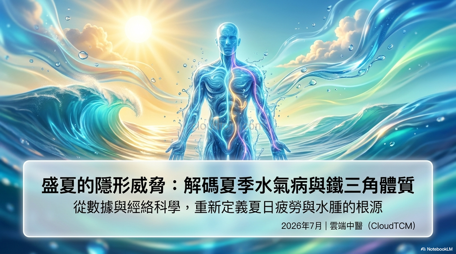 從經絡理解夏天不只怕中暑,還要小心「水氣病」發作!