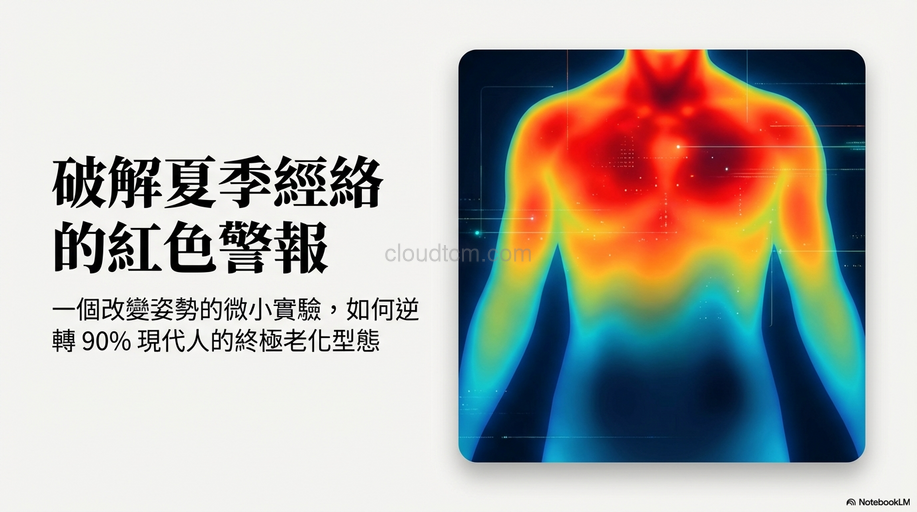 夏季經絡圖滿江紅超嚇人？他靠站立破解上實下虛！