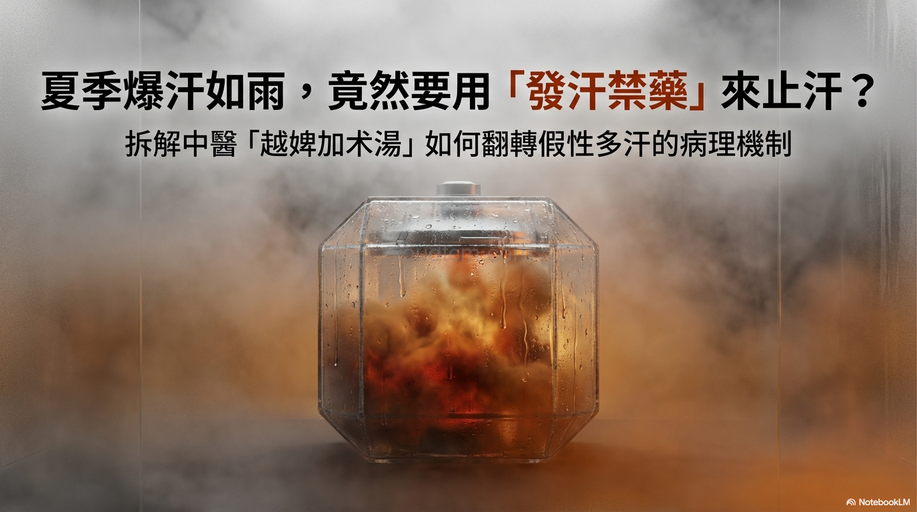 夏季爆汗竟然用「麻黃」止汗？你沒聽過的中醫妙法！