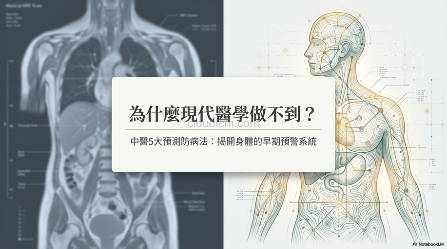 為什麼現代醫學做不到?中醫5類方法讓你預測防病!