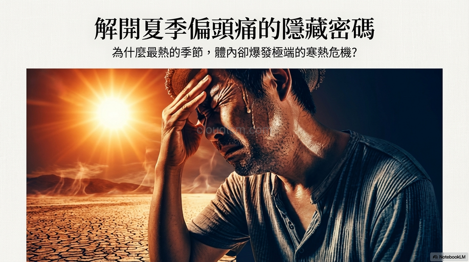 從炎熱夏季偏頭痛,觀察經絡極端寒熱的8種現象!
