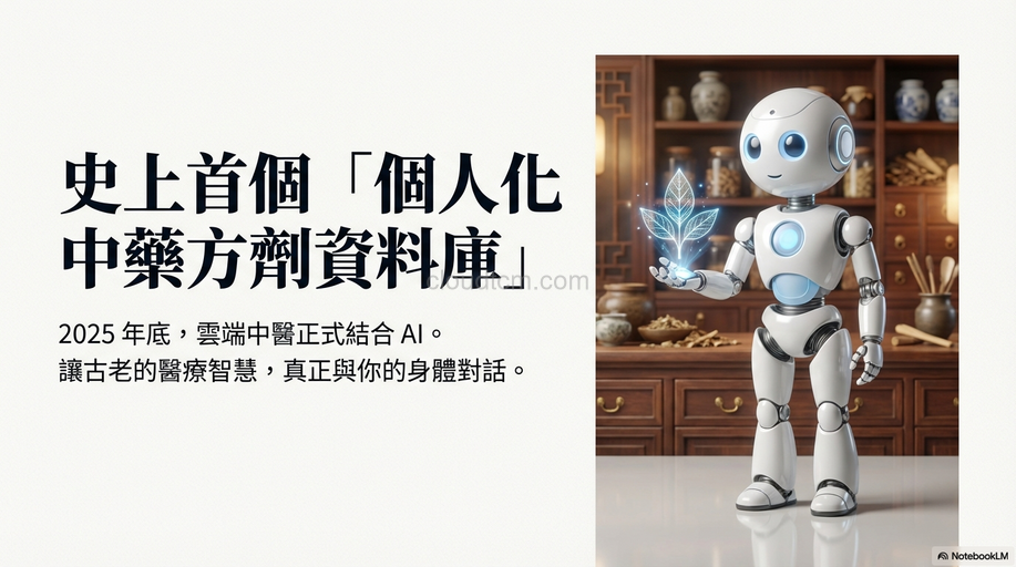 史上首個「個人化中藥方劑資料庫」，AI 幫你解析！