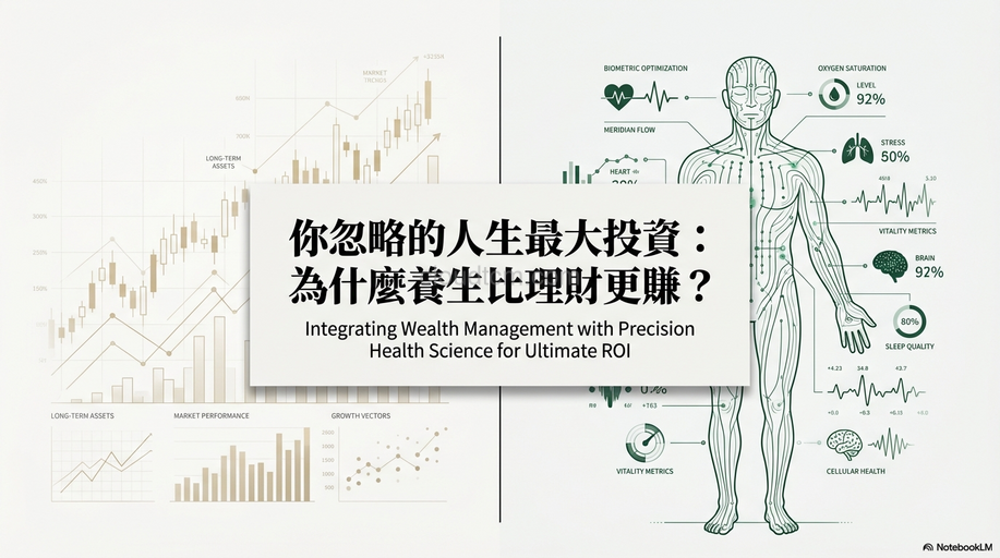 你忽略的人生最大投資:為什麼養生比理財更賺?