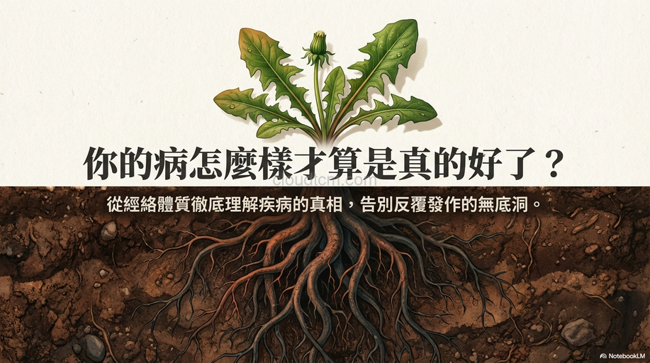 你的病怎麼樣才算是真的好了?從經絡體質徹底理解!