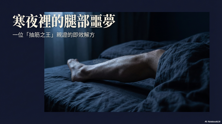 寒冷季節容易小腿抽筋嗎?實測急救改善最有效方法!