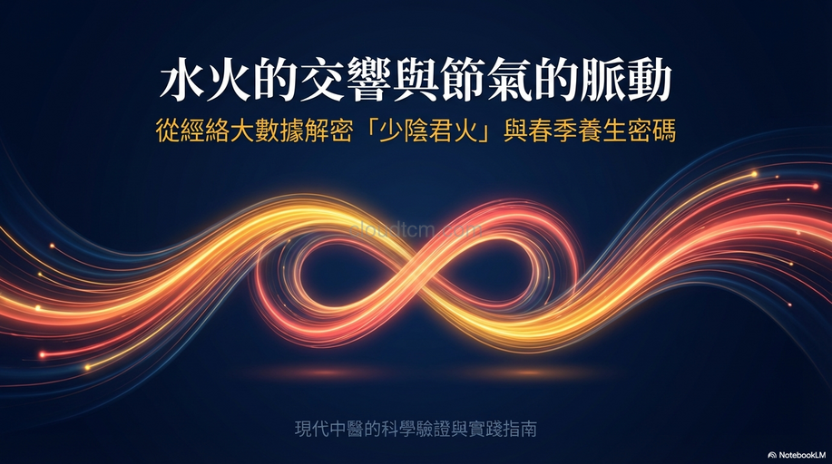 從經絡數據探討「少陰君火」對現代人的養生意義！