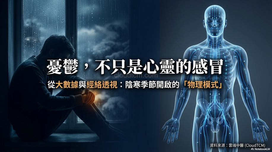 陰寒季節開啟憂鬱症之物理模式,恐非心靈脆弱所造成!