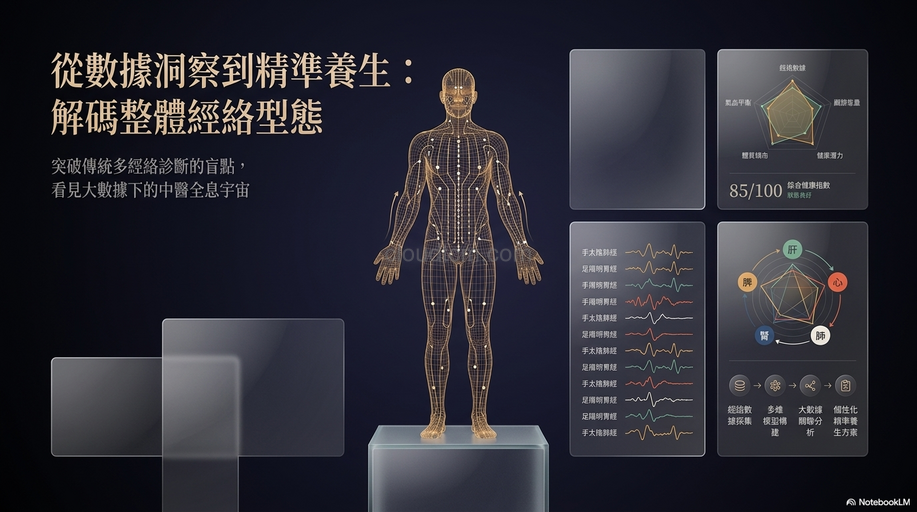 從經絡數據推斷疾病的原理，從多經絡型態理解(下)
