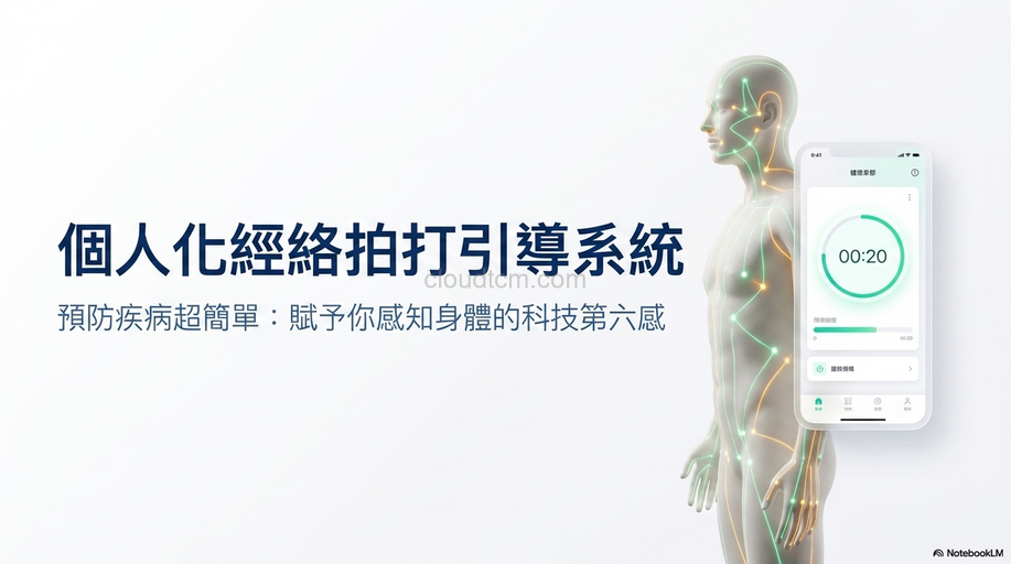 個人化經絡拍打引導系統,自學經絡養生超簡單!