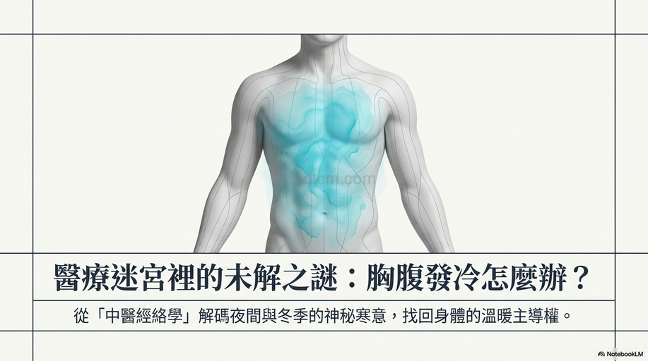 胸部、腹部發冷是怎麼回事?從經絡理解原因及改善!