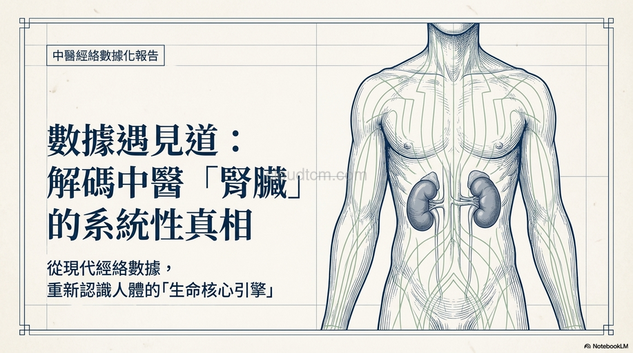 從腎經組成的經絡型態,理解中醫的「腎臟」究竟是什麼?