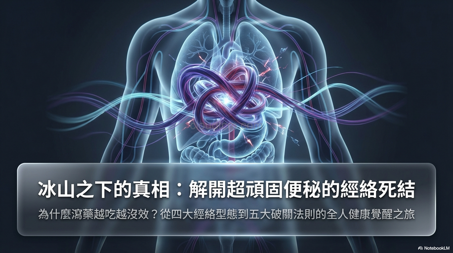 便秘難治的4種經絡現象，必須跨越的5大困境！