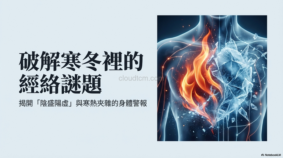 陰寒季節「陰盛陽虛」的經絡型態,寒熱夾雜難應付!