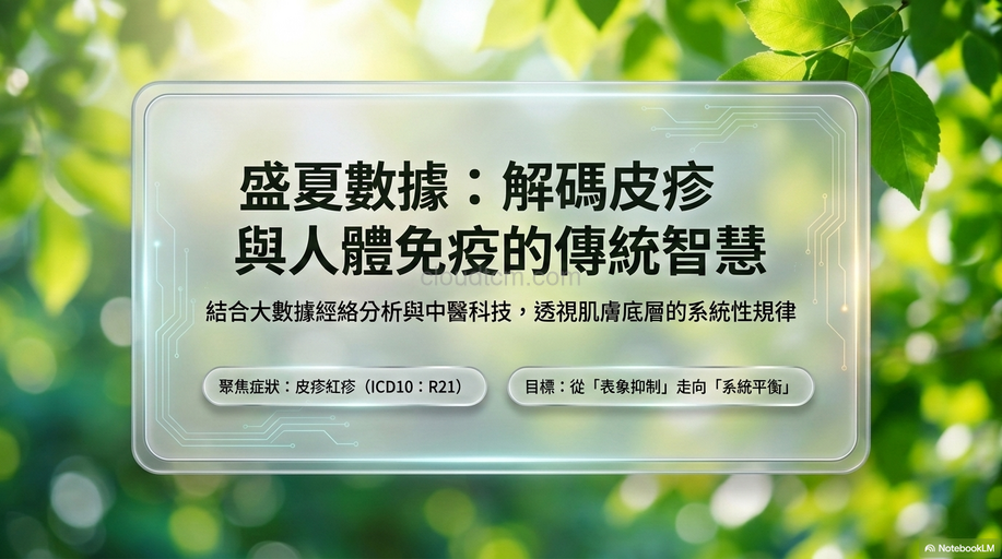 皮疹難治且複雜？從中醫經絡型態,證候與中藥理解！