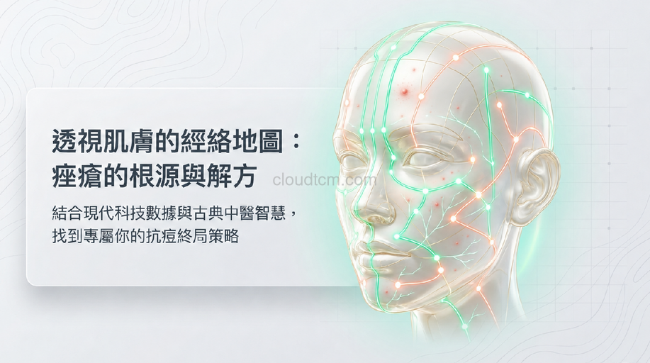 痤瘡(粉刺痤瘡面皰)很難治?從中醫證候,經絡與中藥理解！