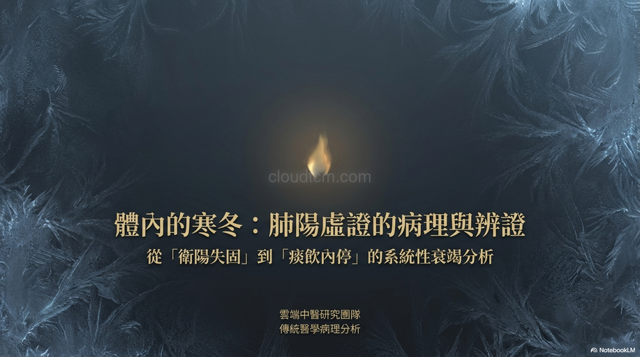 肺陽虛證的原因,症狀與經絡，運用穴道及中藥加以改善！